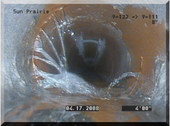 Infiltration/Inflow (I/I) Video Camera Picture